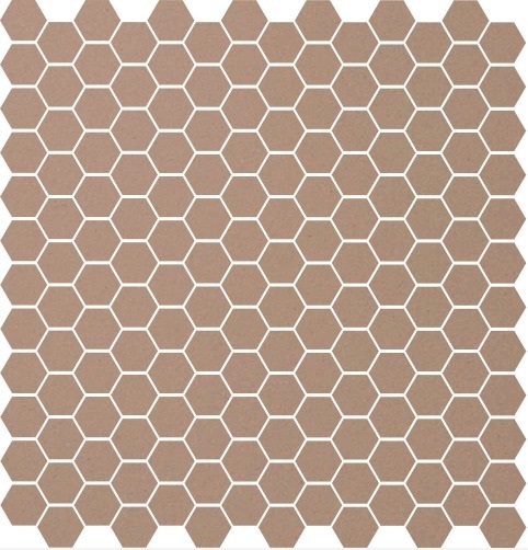 Метлахская мозаика на сетке hex.2,5 E1 Old Pink RSV 28,1х29,5см (чип 2,5х2,9см)