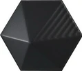 Керамическая плитка  Equipe MAGICAL 3 Black Matt Umbrella 10,7х12,4см