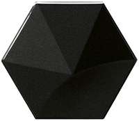 Керамическая плитка  Equipe MAGICAL 3 Oberland Black 10,8х12,4см