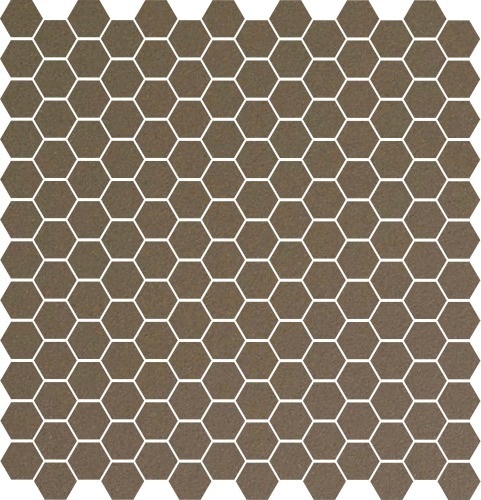 Метлахская мозаика на сетке hex.2,5 E1 Mole TAU 28,1х29,5см (чип 2,5х2,9см)