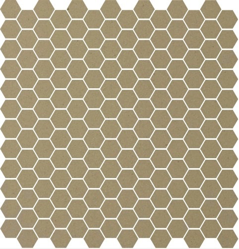 Метлахская мозаика на сетке hex.2,5 E1 Linen LIN 28,1х29,5см (чип 2,5х2,9см)