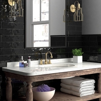 Керамическая плитка Equipe COTTAGE Black 7,5х30см