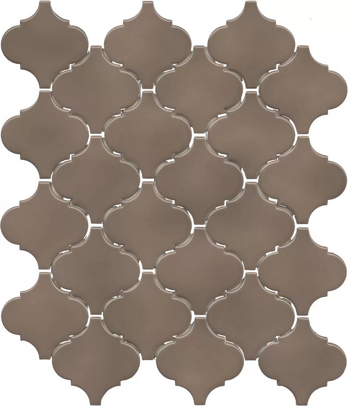Керамическая плитка Kerama Marazzi АРАБЕСКИ МАРОККО KM2630M0010N коричневый тёмный глянцевый 26x30см