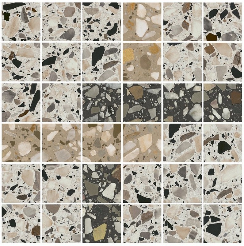 Керамогранитная мозаика Kerama Marazzi БРИЧИОЛА SG6532/MM 2 мозаичный лаппатированный декор 30x30см