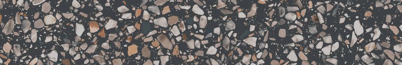 Керамогранит подступенок Kerama Marazzi БРИЧИОЛА KM6060G0021RALT чёрный матовый обрезной 10,7x60см