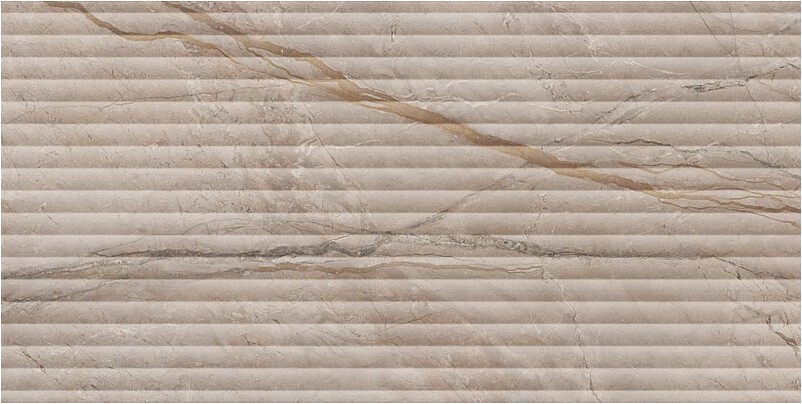 Керамическая плитка Kerama Marazzi ИФРАН KM6012B0240R бежевый светлый глянцевый структура обрезной 60x119,5см
