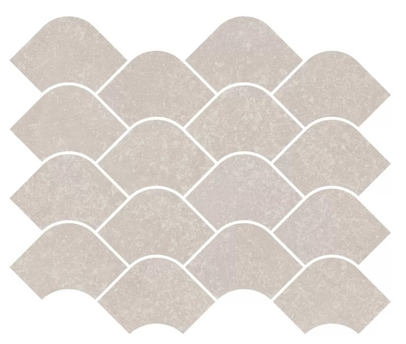 Декор керамическая плитка Kerama Marazzi КАСАБЛАНКА KMD2HID001BR наборный серый светлый матовый обрезной 25х30см