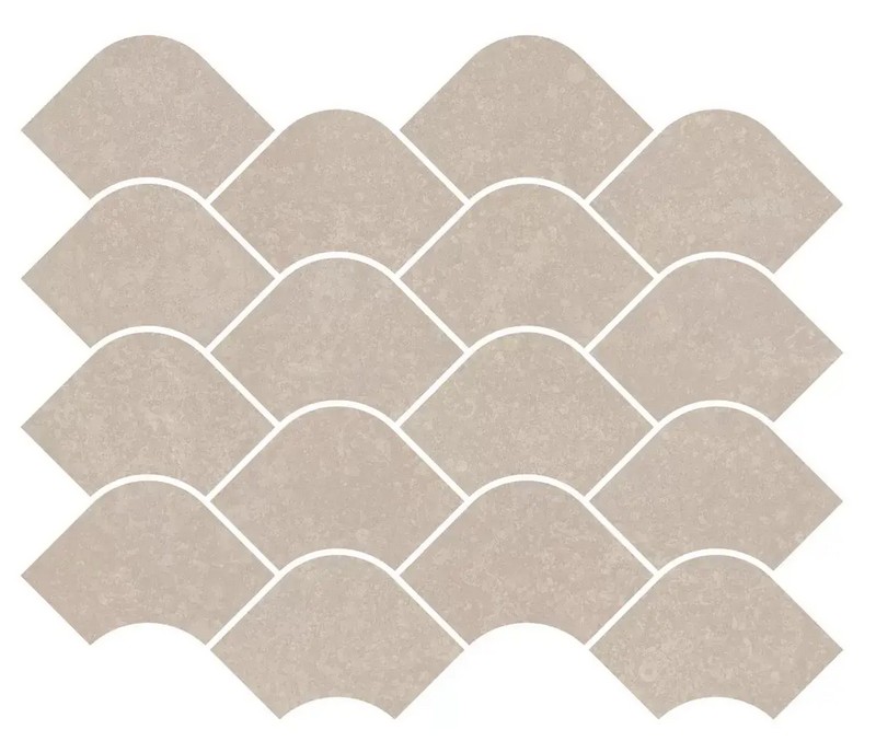 Декор керамическая плитка Kerama Marazzi КАСАБЛАНКА KMD2HID003BR наборный бежевый светлый матовый обрезной 25х30см