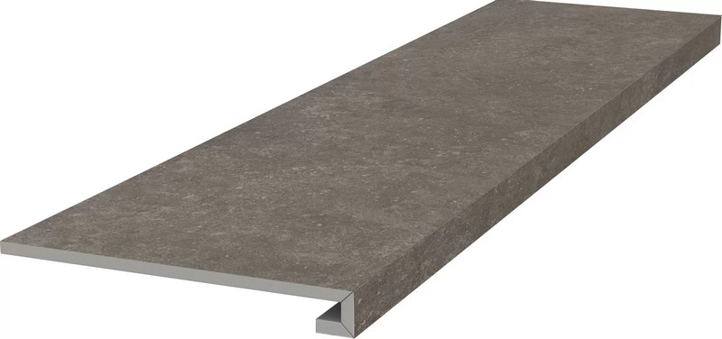 Фронтальная ступень Kerama Marazzi КАСАБЛАНКА KM6012G0151RGCF клееная HP коричневый матовый обрезной 33х119,5см