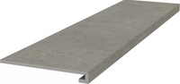 Фронтальная ступень Kerama Marazzi КАСАБЛАНКА KM6012G0171RGCF клееная HP серый матовый обрезной 33х119,5см