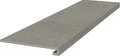 Фронтальная ступень Kerama Marazzi КАСАБЛАНКА KM6012G0171RGCF клееная HP серый матовый обрезной 33х119,5см