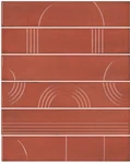 Керамическая плитка Kerama Marazzi МАЖОРЕЛЬ KMP3STA005RN6X  Панно красный глянцевый 28,5х36см