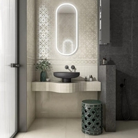 Плинтус  Kerama Marazzi МАХКАМА KML2FMF005BR бежевый светлый глянцевый обрезной 12х30см