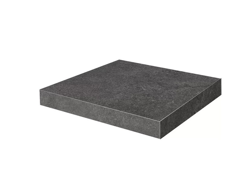Ступень угловая Kerama Marazzi ПОРТЛЕНД KM8080G0061RGCA клееная антрацит матовый обрезной 33х33см