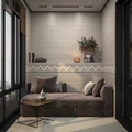 Керамический бордюр Kerama Marazzi РАБАТ KMB2SPA005BR бежевый матовый обрезной 2,5х30см