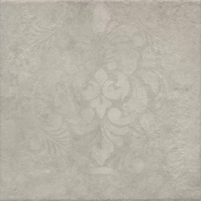 Керамогранит Kerama Marazzi ХАДДУ KM4040G0061N серый светлый матовый декорированный 40,2х40,2см