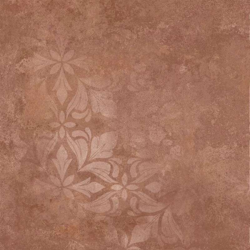 Керамогранит Kerama Marazzi ХАДДУ KM4040G0071N красный матовый декорированный 40,2х40,2см