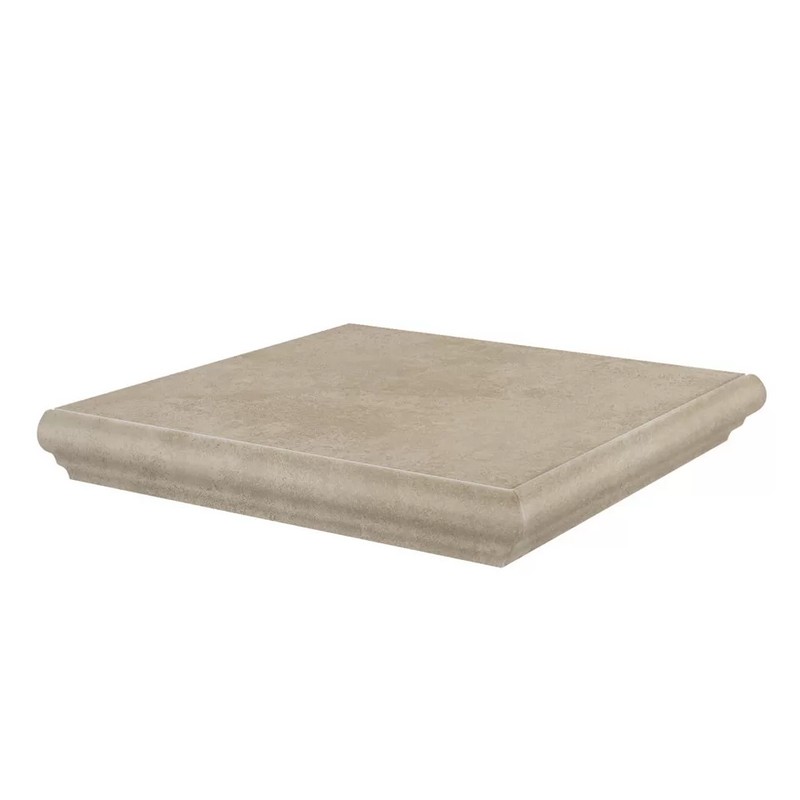 Ступень угловая Kerama Marazzi ХАДДУ KM4040G0001NGTA  бежевый матовый 34х34см