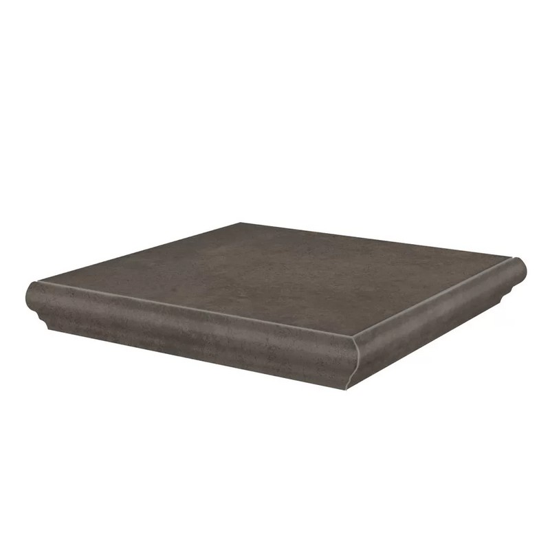 Ступень угловая Kerama Marazzi ХАДДУ KM4040G0031NGTA  коричневый матовый 34х34см