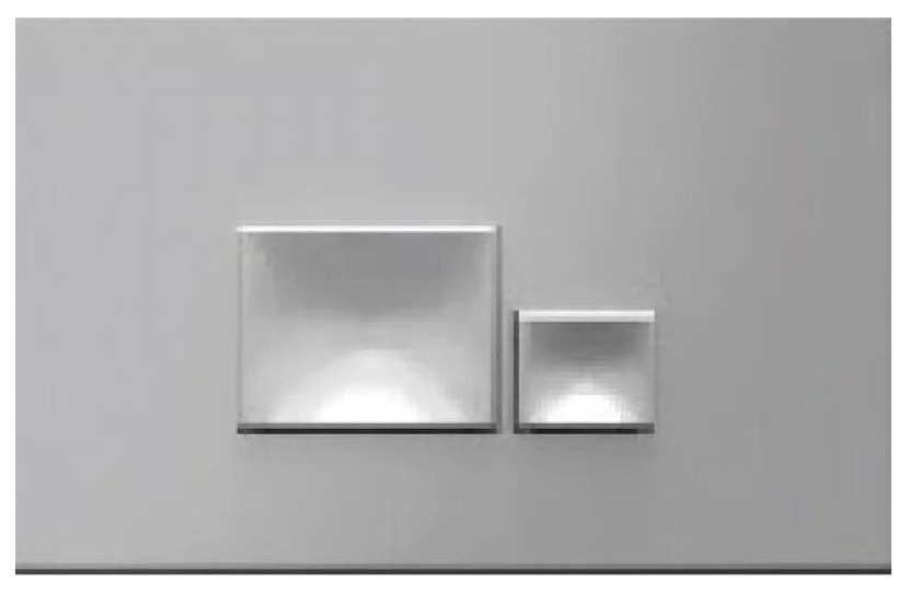 Клавиша смыва для унитаза ISVEA  Axis Piazza 54MJ0101I матовый хром 164х246мм