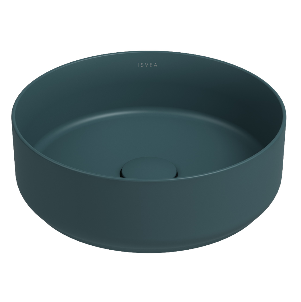 Раковина накладная ISVEA Infinity 10NF65036-2P изумрудный матовый 360х360мм