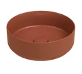 Раковина накладная ISVEA Infinity 10NF65036-2U терракотовый матовый 360х360мм