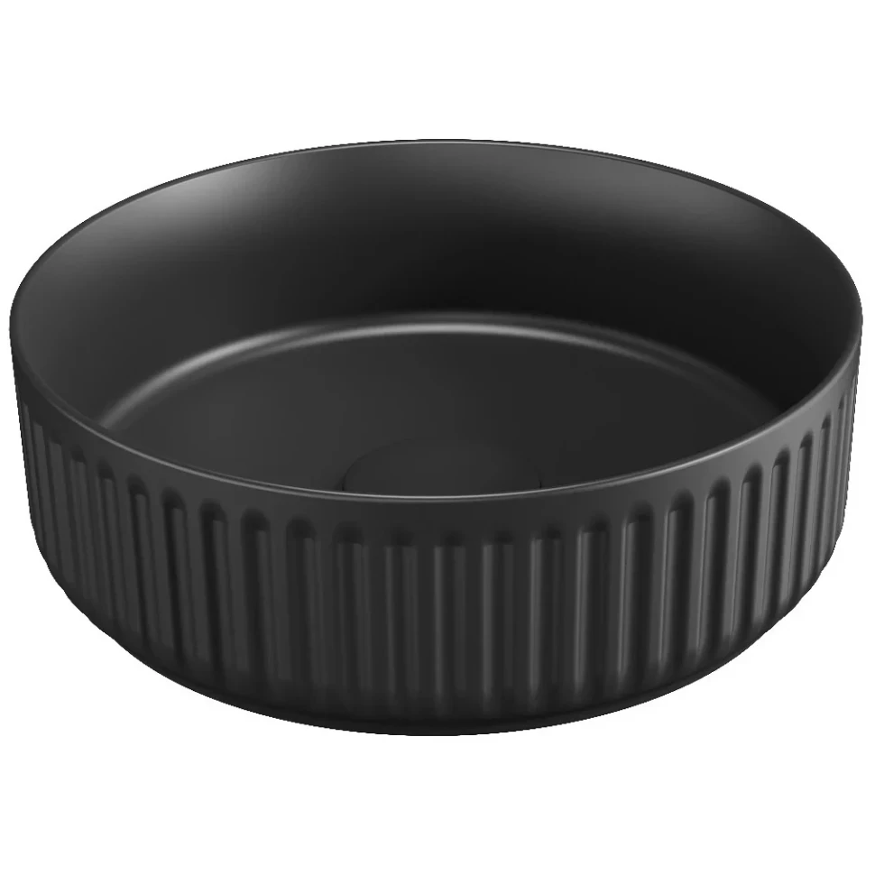 Раковина накладная ISVEA Infinity 10NF66036-2N черный матовый 360х360мм