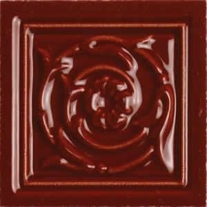 Вставка Petracers 800 ITALIANO Tozzetto Bordeaux 8х8см