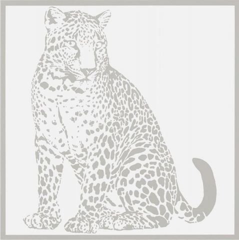 Керамическая плитка Petracers GRAN GALA Leopardo Seduto Bianco 94,9х94,9см