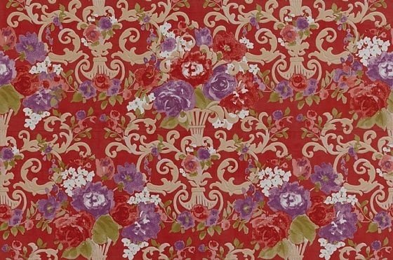 Керамическая плитка Petracers PRIMAVERA ROMANA Fioritura su Rosso (2 pezzi) 65х97,7см