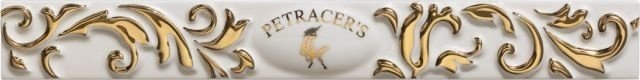 Бордюр Petracers PRIMAVERA ROMANA Listello logo Bianco 4х32,5см