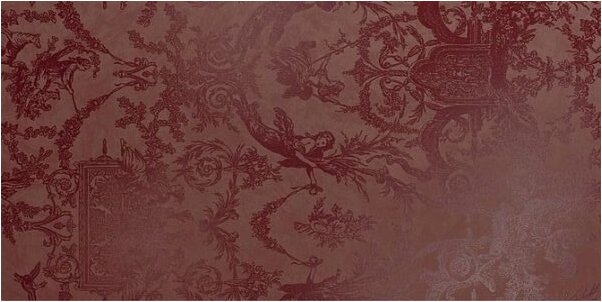 Керамическая плитка Cir & Serenissima CHROMAGIC Toile De Jouy Bordeaux 60х120см