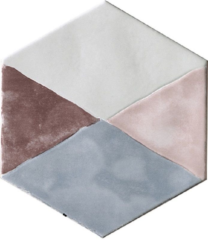 Декор Cir & Serenissima MATERIA PRIMA Inserto Rainbow Mix Esagona 24х27,7см