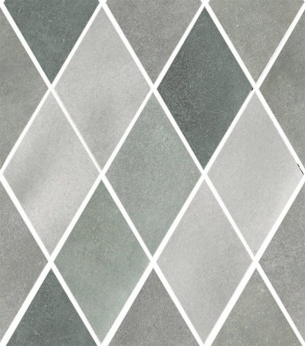 Керамическая мозаика Cir & Serenissima MATERIA PRIMA Mosaico Rombo Mix Green 25х25см