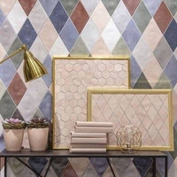 Керамическая мозаика Cir & Serenissima MATERIA PRIMA Mosaico Rombo Mix Blue 25х25см