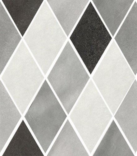 Керамическая мозаика Cir & Serenissima MATERIA PRIMA Mosaico Rombo Mix Grey 25х25см