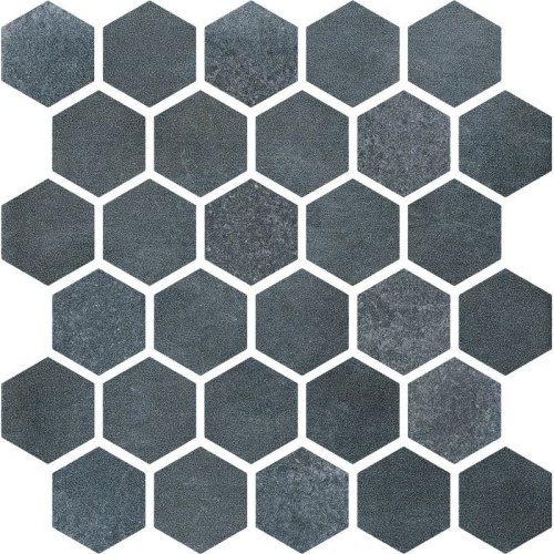 Керамическая мозаика Cir & Serenissima MATERIA PRIMA Mosaico Esagona Navy Sea  27х27см