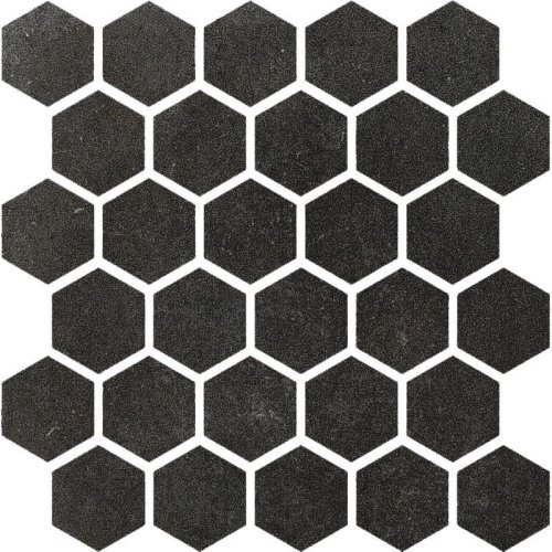 Керамическая мозаика Cir & Serenissima MATERIA PRIMA Mosaico Esagona Black Storm  27х27см