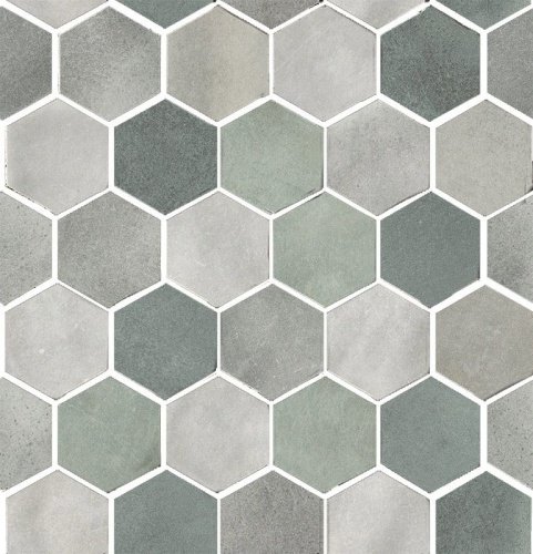 Керамическая мозаика Cir & Serenissima MATERIA PRIMA Mosaico Esagona Mix Green 27х27см