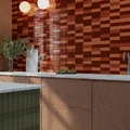 Керамическая плитка Wow MICARE Canale Saffron Dark 5х15см