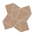 Керамогранит Wow TRENCADIS Gaudi Mud 25,5х25,5см