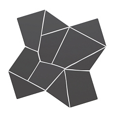 Керамогранит Wow TRENCADIS Gaudi Basalt 25,5х25,5см