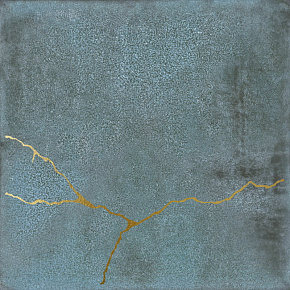Керамическая плитка Wow ENSO Kintsugi Blue 12,5х12,5см