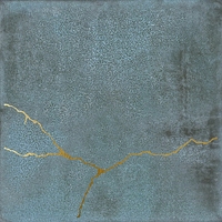 Керамическая плитка Wow ENSO Kintsugi Blue 12,5х12,5см