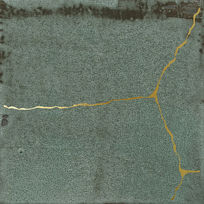 Керамическая плитка Wow ENSO Kintsugi Green 12,5х12,5см