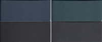 Керамогранит 41zero42 COSMO Brick Blu-Nero Matte 6,5х15,5см (5 вариантов оттенка)