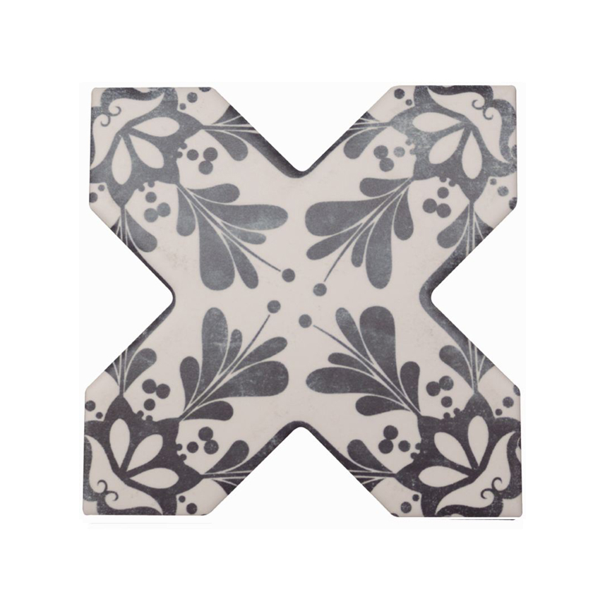 Керамогранит Cevica BECOLORS Cross Dec. Stencil Navy 13,25х13,25см