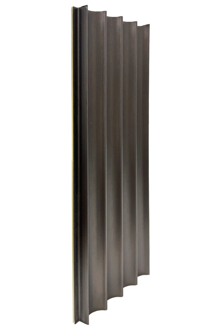 Бамбуковая панель Bonaparte WAVE dark metal 10х280см
