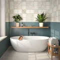 Керамическая плитка Kerama Marazzi ВАЛЛОРИС KM2020B0001N бежевый светлый матовый 20х20см
