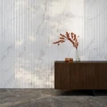 Керамическая плитка Kerama Marazzi МАРСЕЛЬ KM6012B0410R белый глянцевый структура обрезной 60х119,5см